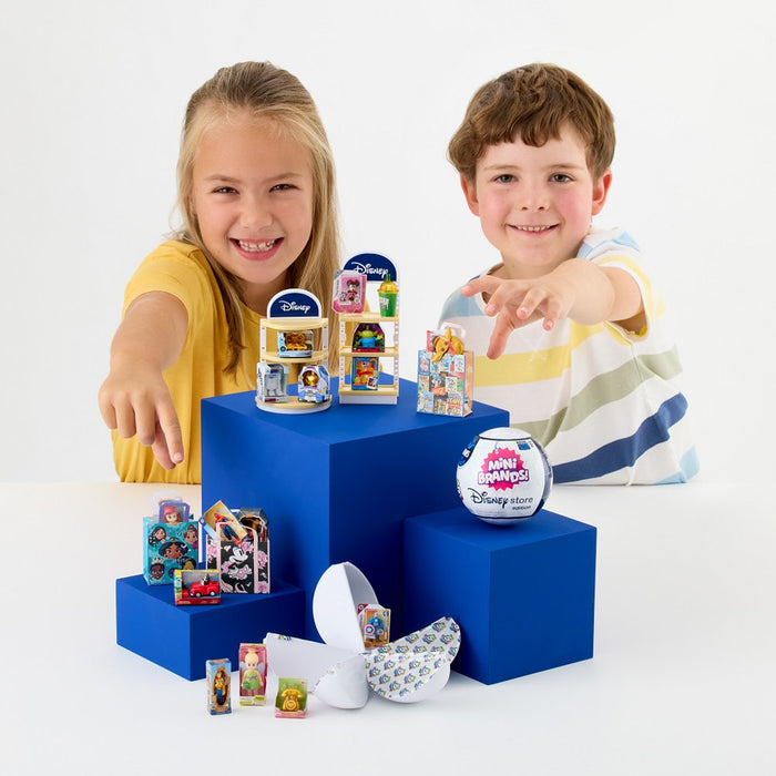 5 Surprise Mini Disney Brands Series 1 Mystery Capsule Real Miniature Disney Brands Collectible Toy by