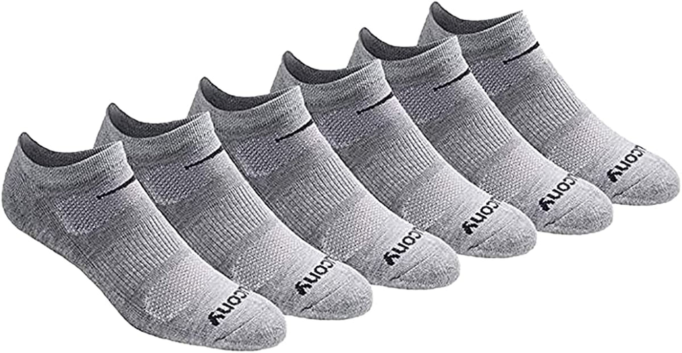 Men'S Multi-Pack Mesh Ventilating Comfort Fit Performance No-Show Socks