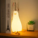 LED Lying Flat Duck Night Light, 3 Level Dimmable Nursery Nightlight,Cute Lamps Silicone Squishy Light up Duck,Rechargeable Bedside Touch Lamp for Breastfeeding Toddler Baby Kids Decor