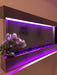 Wall Hanging Waterfall XL 47” Wide X 24” Tall Wall Fountain St. Steel Frame, Color Lights, Remote Ctrl