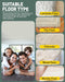 Rug Pad Gripper, Non-Slip Washable Grippers for Rug, anti Curling Rug Pads, Reusable Carpet Tape Make Corner Flat, 4 Pack Rug Tape Stickers for Area Rug, Hardwood Floor, Tile