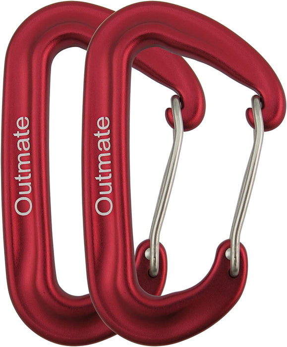Hammock Carabiner Clip,12Kn 7075 Aluminium Alloy Carabiners,Heavy Duty Clips 2645Lbs/1200Kg,Perfect Gear for Hammocks Camping Hiking Keyring and Utility