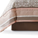 Mainstays 7-Piece Princeton Woven Jacquard Comforter Set, Blush Stripe, Full/Queen