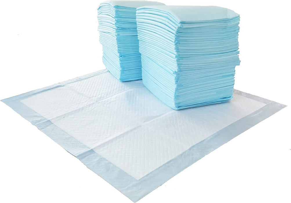 Dog and Puppy Pee Pads with Leak-Proof Quick-Dry Design for Potty Training, Standard Absorbency, Regular Size, 22 X 22 Inches - Pack of 100
