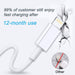 Long Iphone Charger 6Ft, 2Pack [Apple Mfi Certified] Lightning to USB Charging Cable Cord with 2 USB Wall Charger Power Adapter Travel Plug Block for Iphone 13 12 11 Pro XS Max Ipad Case