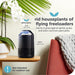Indoor Insect Trap - Catcher & Killer for Mosquitos, Gnats, Moths, Fruit Flies - Non-Zapper Traps for inside Your Home - Catch Insects Indoors with Suction, Bug Light & Sticky Glue (Black)