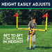 Sports Kids Football Field Goal Goalpost Set with Mini Football Kicking Cage