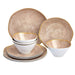 Melamine Dinnerware Set, Service for 4, Traditional Blue and White - Set of 12
