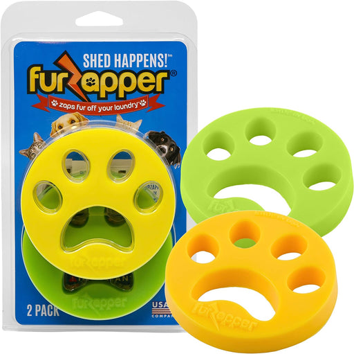 Pet Hair Remover for Laundry, 2 Pack - Reusable Dog & Cat Hair Remover Tool as Seen on Shark Tank - Removes Pet Fur, Hair, Lint, Dander from Clothes & Laundry - One  per Pet