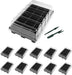 Gardzen 5-Set Garden Propagator Set, Seed Tray Kits with 200-Cell, Seed Starter Tray with Dome and Base 15" X 9" (40-Cell per Tray)