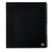 Pen+Gear 12 Pocket Spiral Poly Organizer, Black File Folders