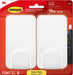 Command Large Refill Adhesive Strips, Damage Free Hanging Wall Adhesive Strips for Large Indoor Wall Hooks, No Tools Removable Adhesive Strips for Living Spaces, 20 White Command Strips