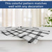 Set of 24 Brown Checkered Pattern Kitchen Towels Dish Cloths 100% Cotton 12X12"