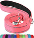 Double-Sided Reflective Dog Leash, 6 FT/5FT/4 FT, Padded Handle Nylon Dogs Leashes for Walking, Training Lead for Small & Medium Dogs, Gray, 5FT