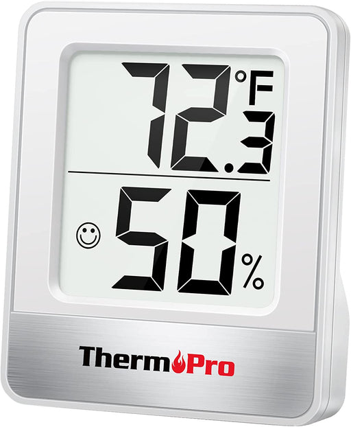 TP49 Digital Indoor Humidity Meter Room Thermometer with Temperature and Humidity Monitor Mini Hygrometer Thermometer