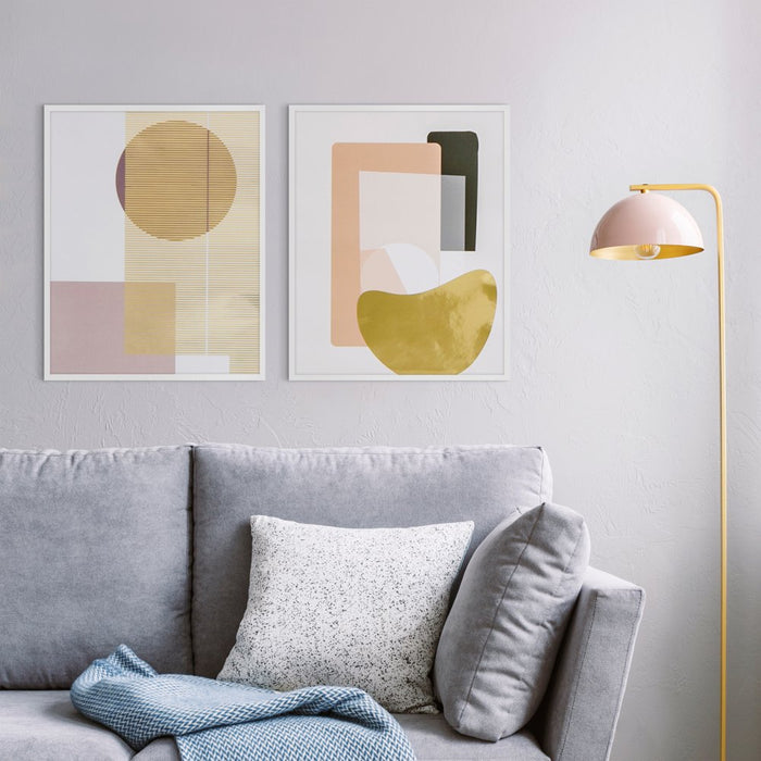 16X20 Basic Poster and Picture Frame, White, Set of 2