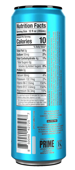 New! Prime Hydration Energy Drink Variety Pack (All Flavors) - 12 Fl Oz 5 Pack Packaged by Sivint