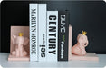 Resin Bookends Pink Elephant Nursery Baby Girl Room Kids Children Room Decorative Bookends - 1 Pair