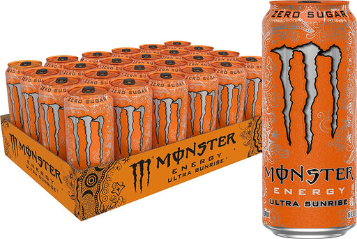 Ultra Sunrise, Sugar Free Energy Drink, 16 Fl Oz (Pack of 24)