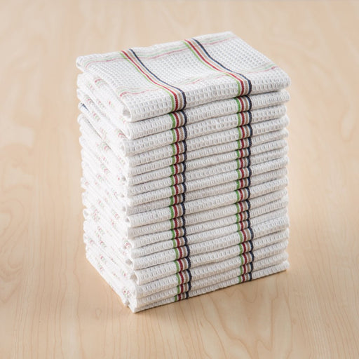 Mainstays, 18 Pack, Plaid Waffle Dishcloths Multi-Colored