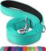 Double-Sided Reflective Dog Leash, 6 FT/5FT/4 FT, Padded Handle Nylon Dogs Leashes for Walking, Training Lead for Small & Medium Dogs, Gray, 5FT