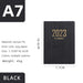 Mini Notebook 2023 365 Days Portable Pocket Notepad Daily Weekly Agenda Planner
