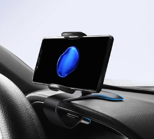 Universal Car Dashboard Mount Holder Stand HUD Design Cradle, Car Phone Holder, Clamp Arm Car Mount Dashboard Mobile Clip Stand for Cell Phone GPS