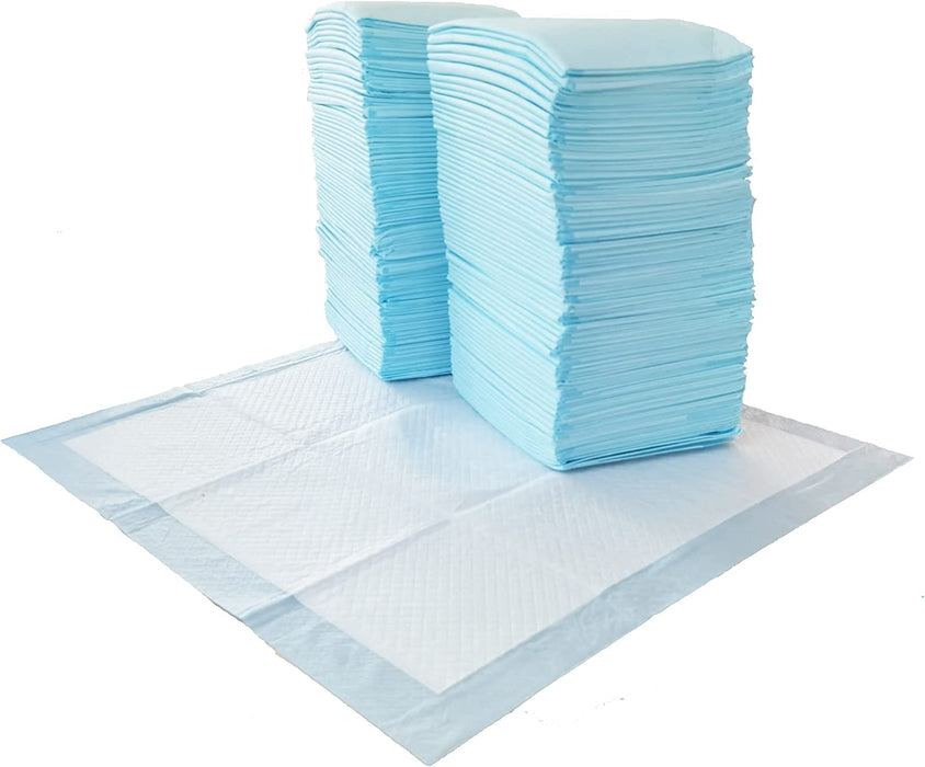 Dog and Puppy Pee Pads with Leak-Proof Quick-Dry Design for Potty Training, Standard Absorbency, Regular Size, 22 X 22 Inches - Pack of 100