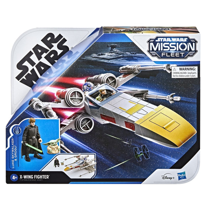 Star Wars Mission Fleet Luke Skywalker & Grogu X-Wing Fighter Action Figure and Vehicle
