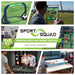 Target Toss Game Set - Choose Either Football Toss or Baseball Toss - Portable Indoor or Outdoor Design for Cookouts, Tailgates, or Backyard Fun - Includes 4 Balls - Easy Assembly