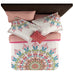 Mainstays Coral Medallion 6 Piece Bed in a Bag Comforter Set with Sheets, Twin/Twin XL