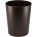 Mainstays Metal Wastebasket, Bronze