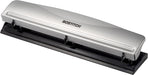 Bostitch Office 3 Hole Punch, 12 Sheet Capacity, All-Metal, Silver