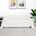 Cotton Geometrical Sofa Cover, Sectional Couch Covers for 2 Cushion Couch Couch Cover Living Room Throws Blankets Sofa Slipcovers, Furniture Protector for Pets (Medium, 71" X 91", White)
