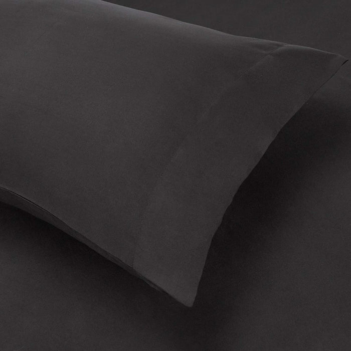 7-Piece Lightweight Microfiber Bed-In-A-Bag Comforter Bedding Set - Full/Queen, Black Aztec