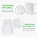 30Pcs 2.7 Inches Nursery Pots with Trays, 50Pcs Plant Labels, Thickened Square Transplanting Pots Kit, Plant Seed Starter, Drain Holes, Germination, Home Décor, Garden, Balcony, White