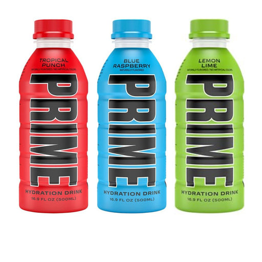 Hydration Drink Variety Pack (16.9Oz 6Pk) Tropical Punch, Blue Raspberry, Lemon Lime