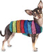 Dog Clothes - Handmade Dog Poncho from Authentic Mexican Blanket by  (Blue, Large)