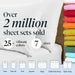 6 PC Sheet Set Bamboo Sheets Deep Pockets 18" Eco Friendly Wrinkle Free Sheets Machine Washable Hotel Bedding Silky Soft - White Queen