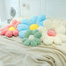 Flower Pillow Cute Daisy Floor Cushion Soft Plant Pillows Leisure Aesthetic Home Decor for Bedroom, Living Room(Sage Green,21.5")