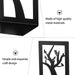 Rustic Table Decor 2Pcs Iron Bookends Decorative Non Slip Bookends Metal Cat Book Stoppers Shelves for Home Office Table Book Organizer Bookends Kids Book Shelf