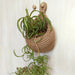 Jute Eco Storage Basket Portable Wall Hanging Flower Basket Organizer Fruit Vegetable Toys,Rattan Box Home Decoration by