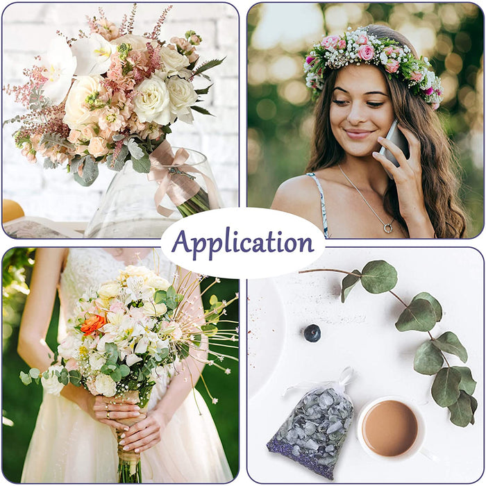 115 PCS Mix Dried Eucalyptus Stems & Lavender Flowers for Shower - 17'' Real Large Silver Dollar Leaves Branches, Fresh Hanging Plants for Vase, Natural Fragrance, Home Aromatic, Wedding Decor