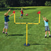 Sports Kids Football Field Goal Goalpost Set with Mini Football Kicking Cage