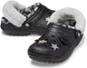 Unisex-Adult Classic Glitter Lined Clogs | Fuzzy Slippers