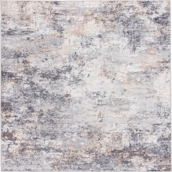 Better Homes & and Gardens Abstract Machine Washable Area Rug, Neutral, 5'X7'
