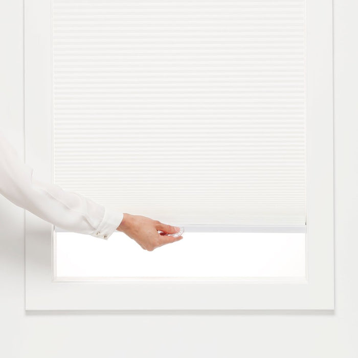 Mainstays Blackout Honeycomb Cellular Shade, White, 34" X 72"