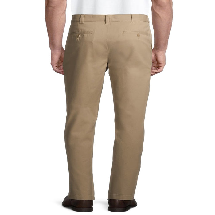 George Big Men'S Pleated Front Wrinkle Resistant Pants