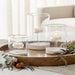 Glass Hurricane Candle Holder for Pillar Candles - Glass Cylinder Vase for Centerpieces Clear Seeded Home Decor for Kitchen Table Living Room