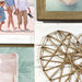 Mainstays 20" X 18" String Heart Rustic 8-Opening Manufactured Wood Collage Frame